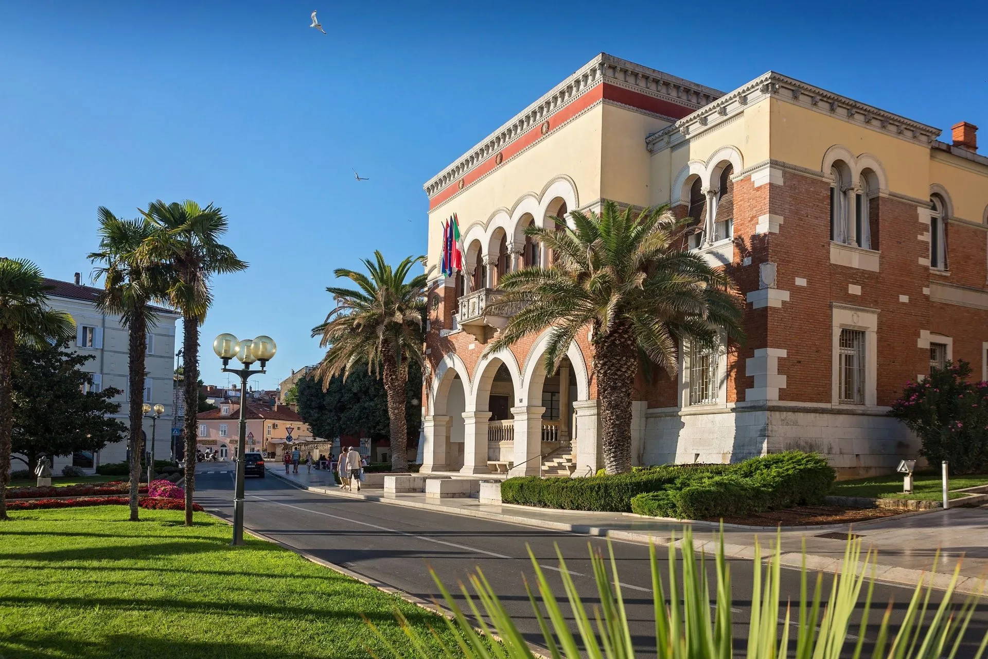 Stradine in pietra nel centro storico di Porec